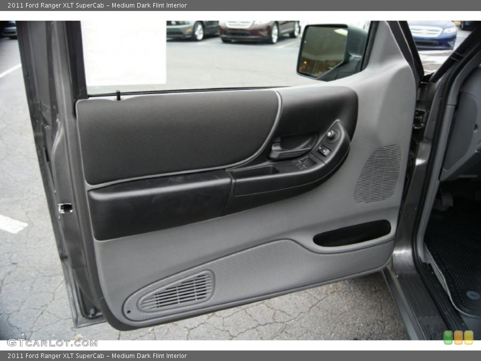 Medium Dark Flint Interior Door Panel for the 2011 Ford Ranger XLT SuperCab #41720998