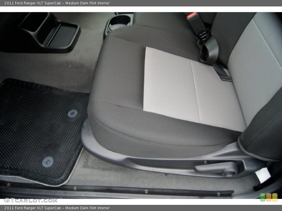 Medium Dark Flint Interior Photo for the 2011 Ford Ranger XLT SuperCab #41721010