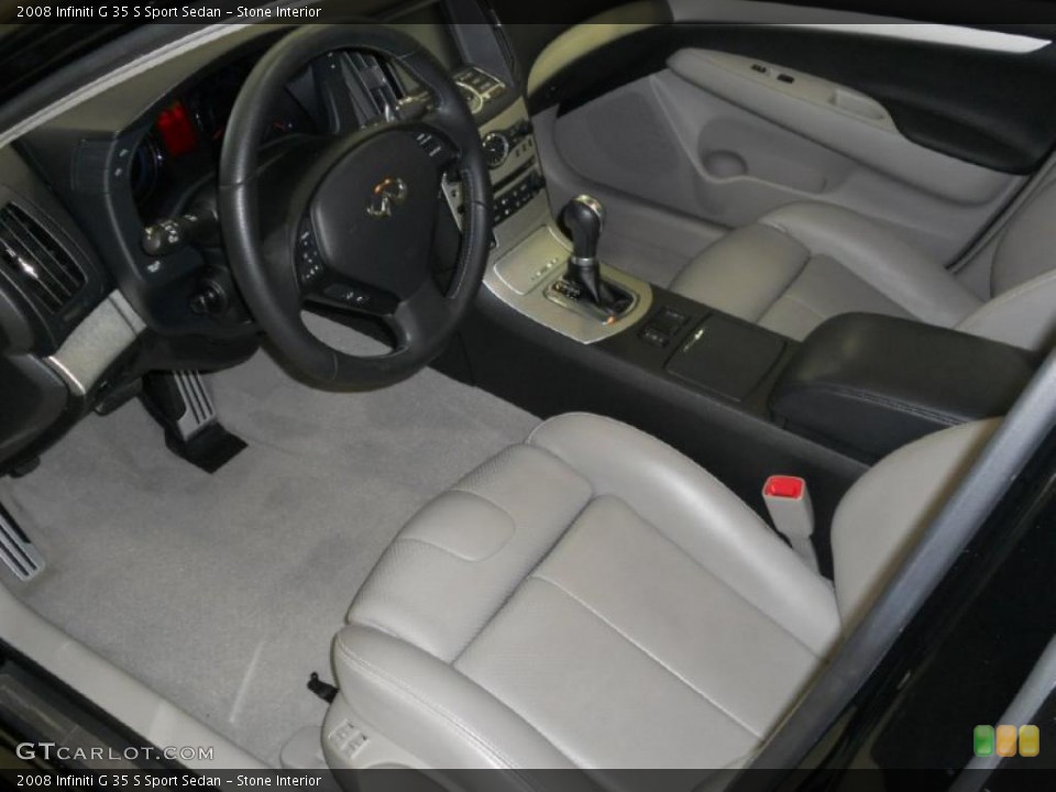 Stone Interior Prime Interior for the 2008 Infiniti G 35 S Sport Sedan #41724176