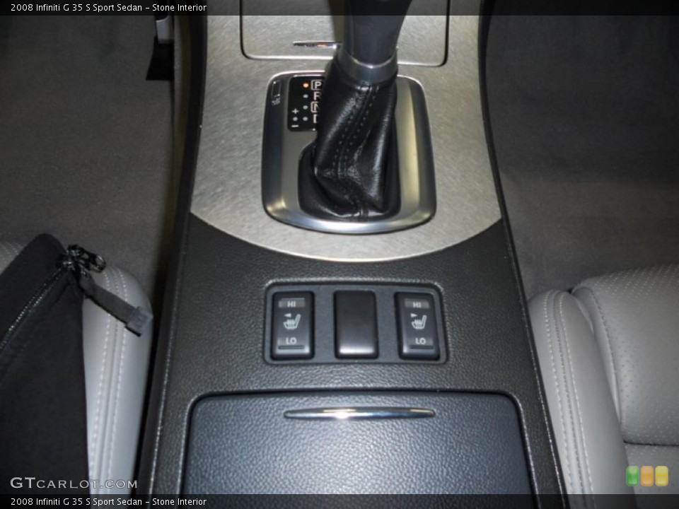 Stone Interior Controls for the 2008 Infiniti G 35 S Sport Sedan #41724280