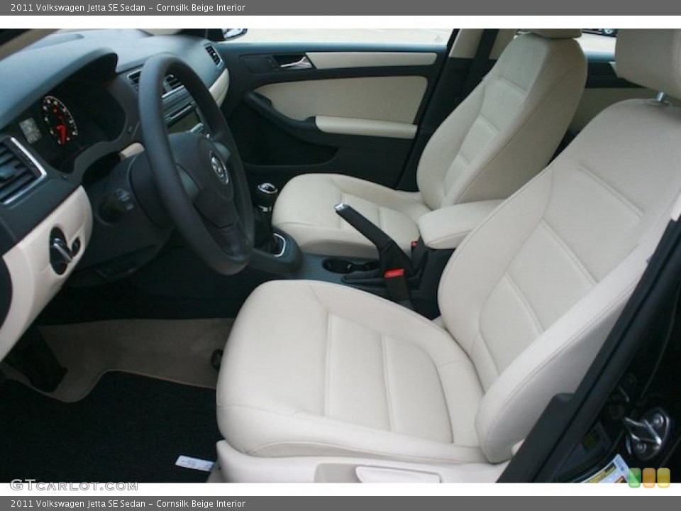 Cornsilk Beige Interior Photo for the 2011 Volkswagen Jetta SE Sedan #41726785