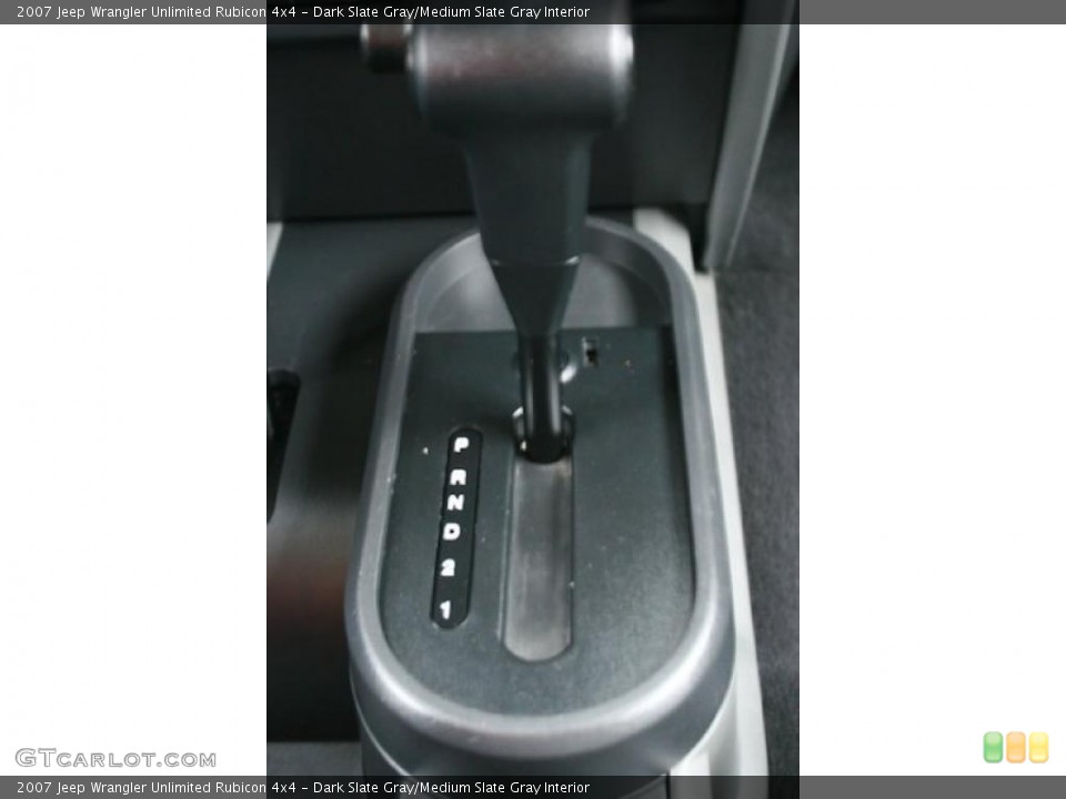 Dark Slate Gray/Medium Slate Gray Interior Transmission for the 2007 Jeep Wrangler Unlimited Rubicon 4x4 #41727250