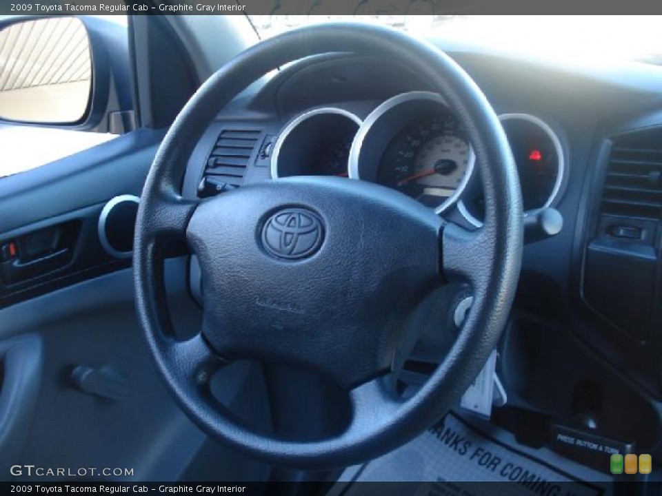Graphite Gray Interior Steering Wheel for the 2009 Toyota Tacoma Regular Cab #41728532