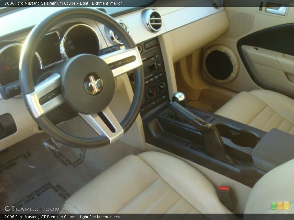 Light Parchment Interior Prime Interior for the 2006 Ford Mustang GT Premium Coupe #41730880