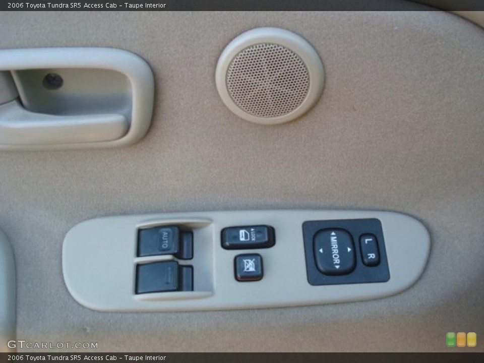 Taupe Interior Controls for the 2006 Toyota Tundra SR5 Access Cab #41731451