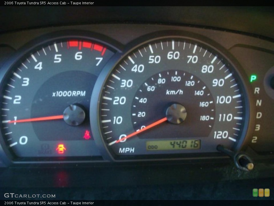 Taupe Interior Gauges for the 2006 Toyota Tundra SR5 Access Cab #41731479