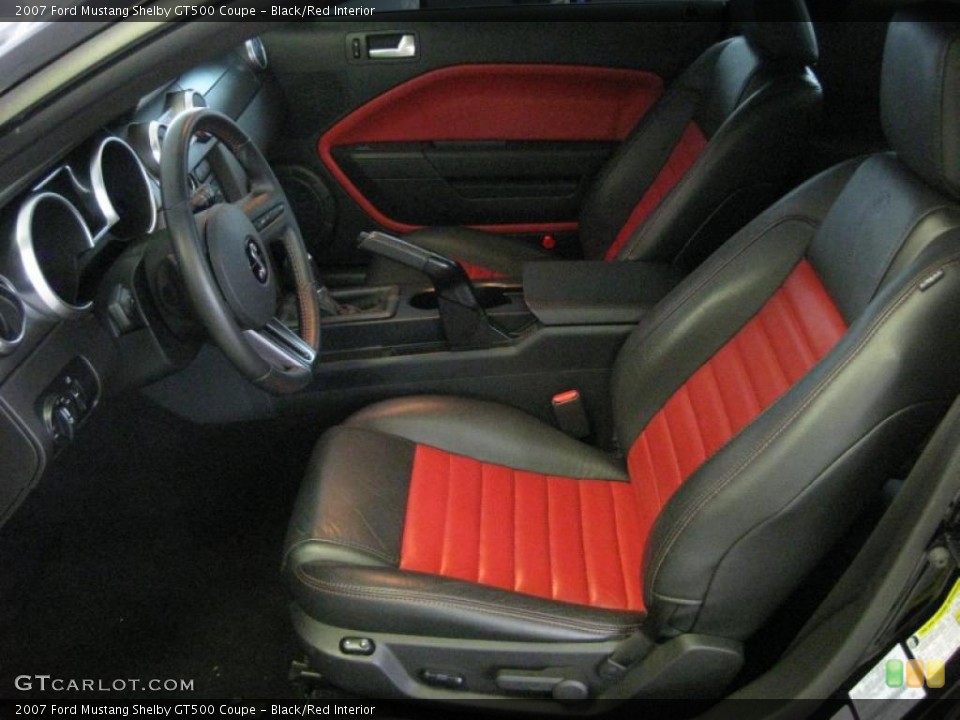 Black/Red Interior Photo for the 2007 Ford Mustang Shelby GT500 Coupe #41734638