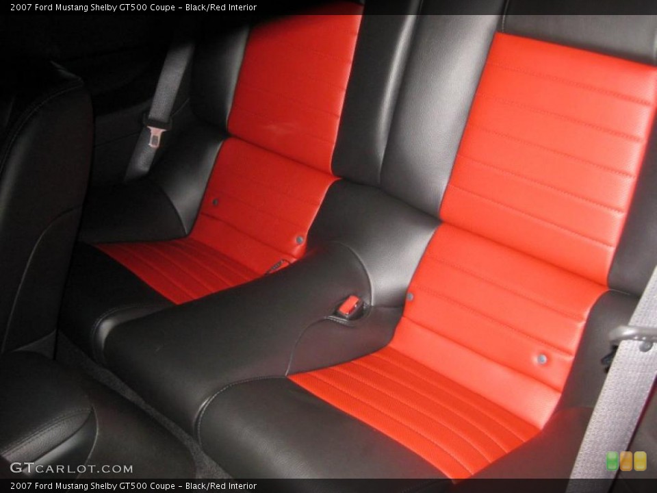 Black/Red Interior Photo for the 2007 Ford Mustang Shelby GT500 Coupe #41734682