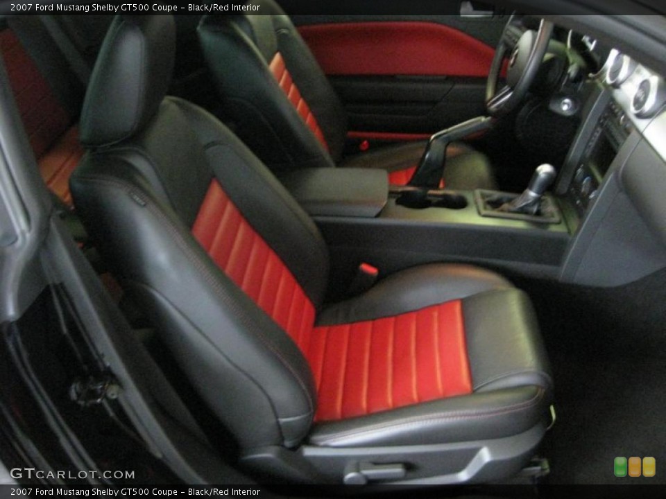 Black/Red Interior Photo for the 2007 Ford Mustang Shelby GT500 Coupe #41734690
