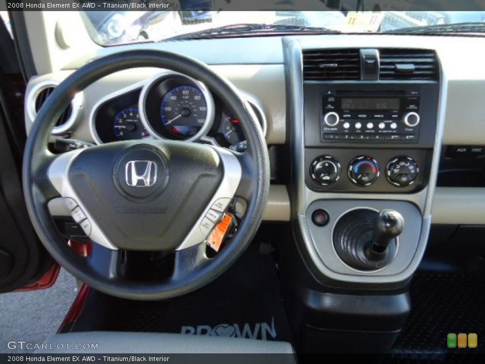 Titanium/Black Interior Dashboard for the 2008 Honda Element EX AWD #41735142