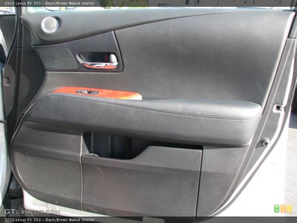 Black/Brown Walnut Interior Door Panel for the 2010 Lexus RX 350 #41739266