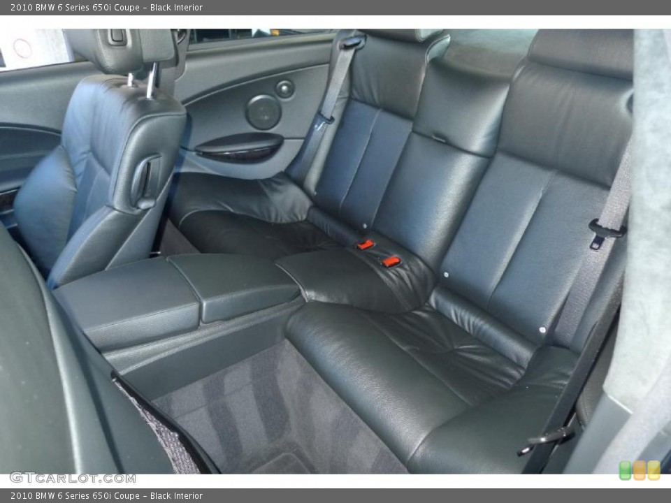 Black Interior Photo for the 2010 BMW 6 Series 650i Coupe #41739538
