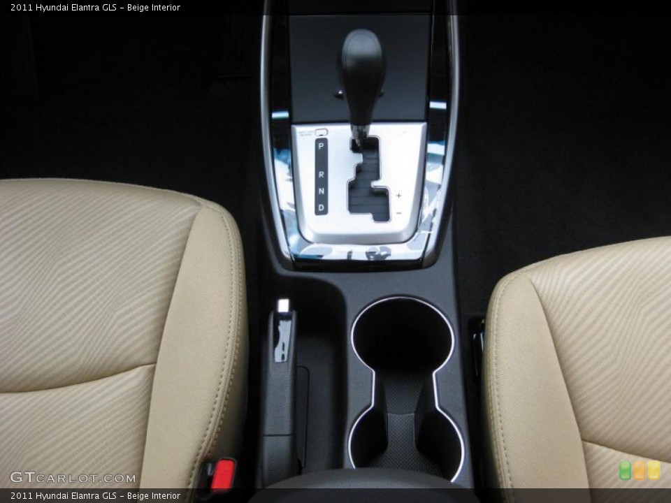 Beige Interior Transmission for the 2011 Hyundai Elantra GLS #41740722