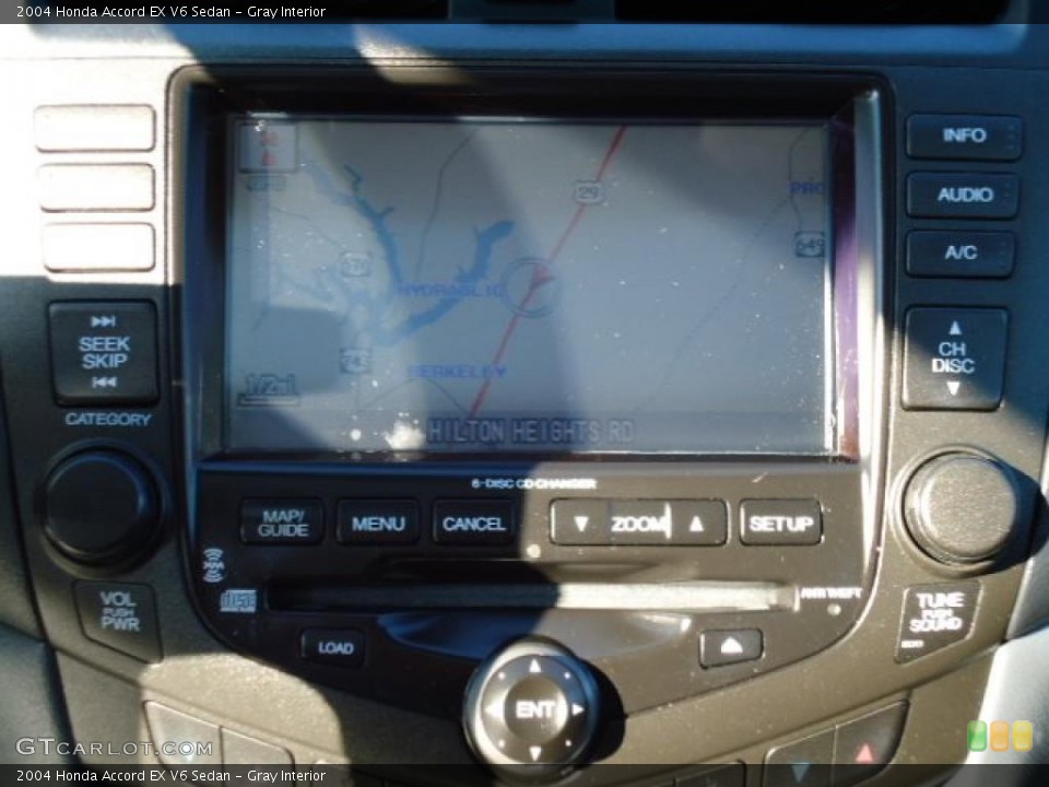 Gray Interior Navigation for the 2004 Honda Accord EX V6 Sedan #41740942