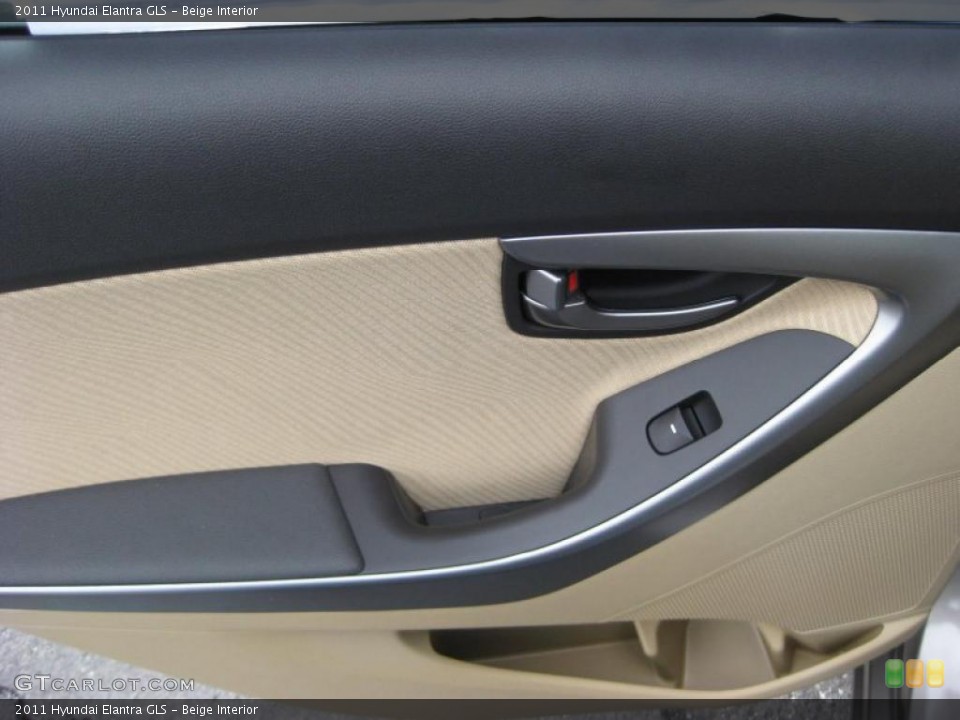 Beige Interior Door Panel for the 2011 Hyundai Elantra GLS #41740986