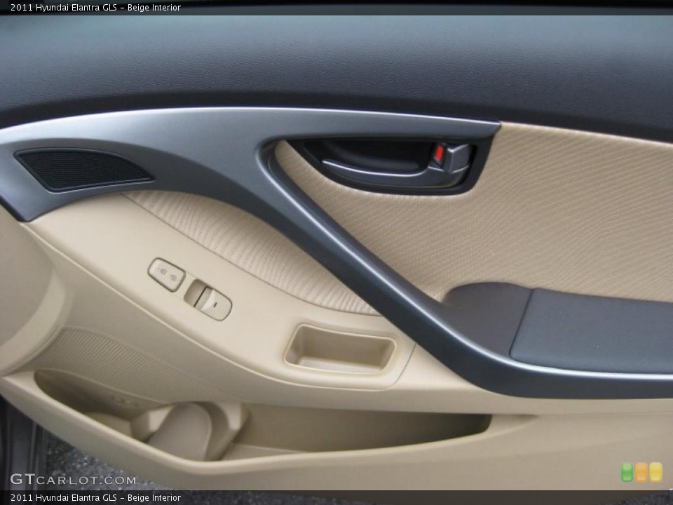 Beige Interior Door Panel for the 2011 Hyundai Elantra GLS #41741022