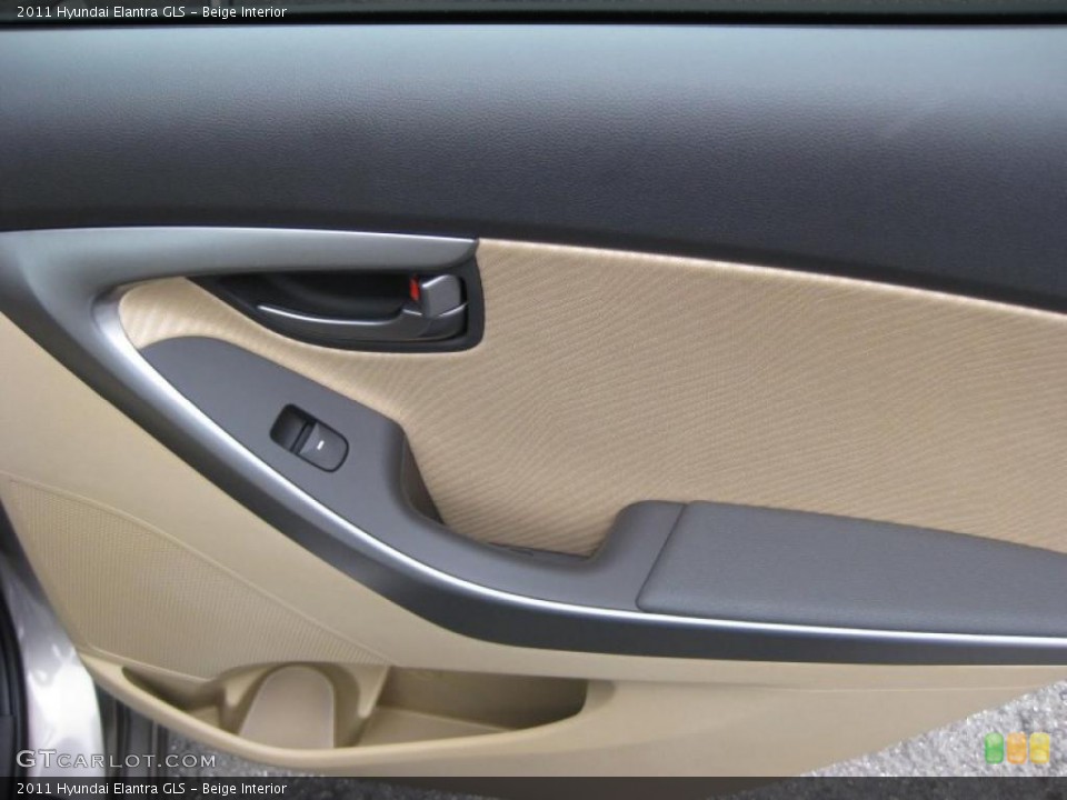 Beige Interior Door Panel for the 2011 Hyundai Elantra GLS #41741058