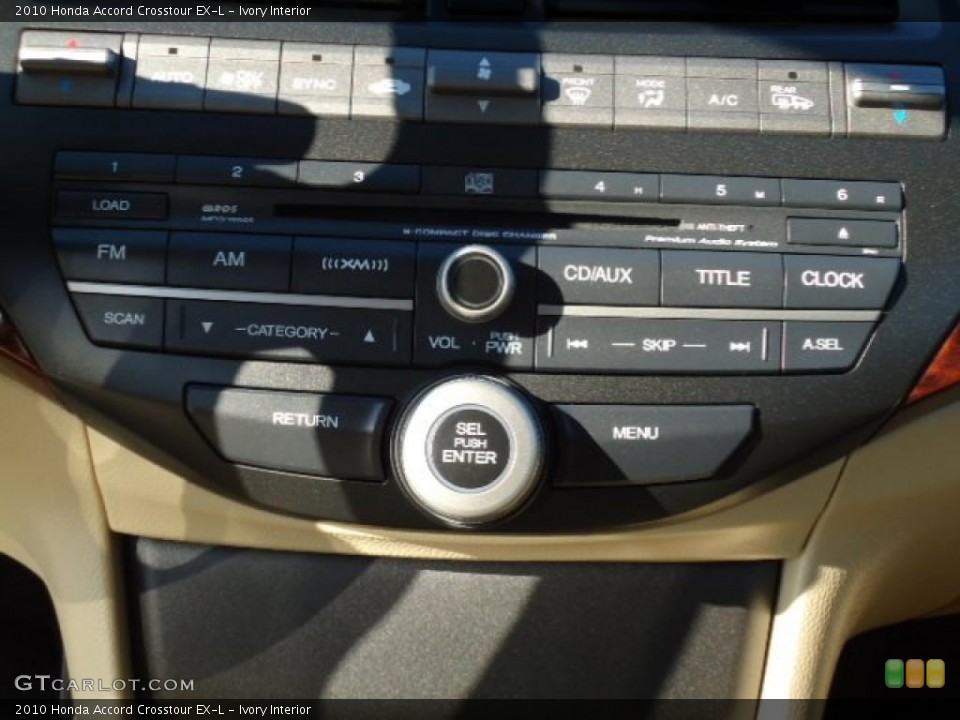 Ivory Interior Controls for the 2010 Honda Accord Crosstour EX-L #41741146