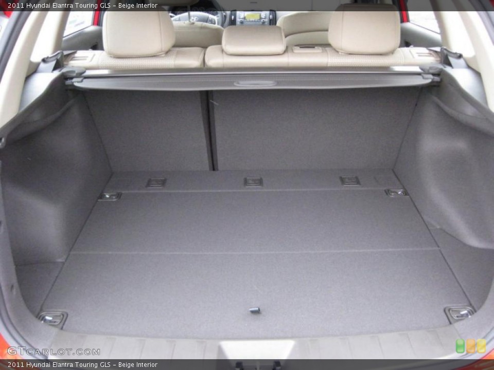 Beige Interior Trunk for the 2011 Hyundai Elantra Touring GLS #41741282