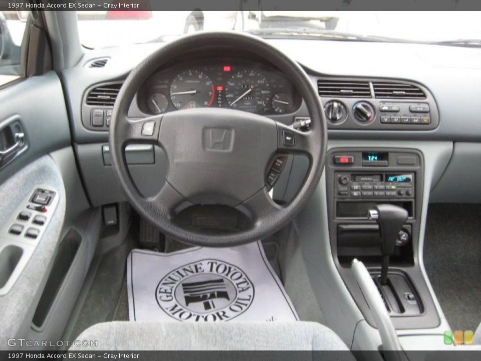 Gray Interior Dashboard for the 1997 Honda Accord EX Sedan #41744479