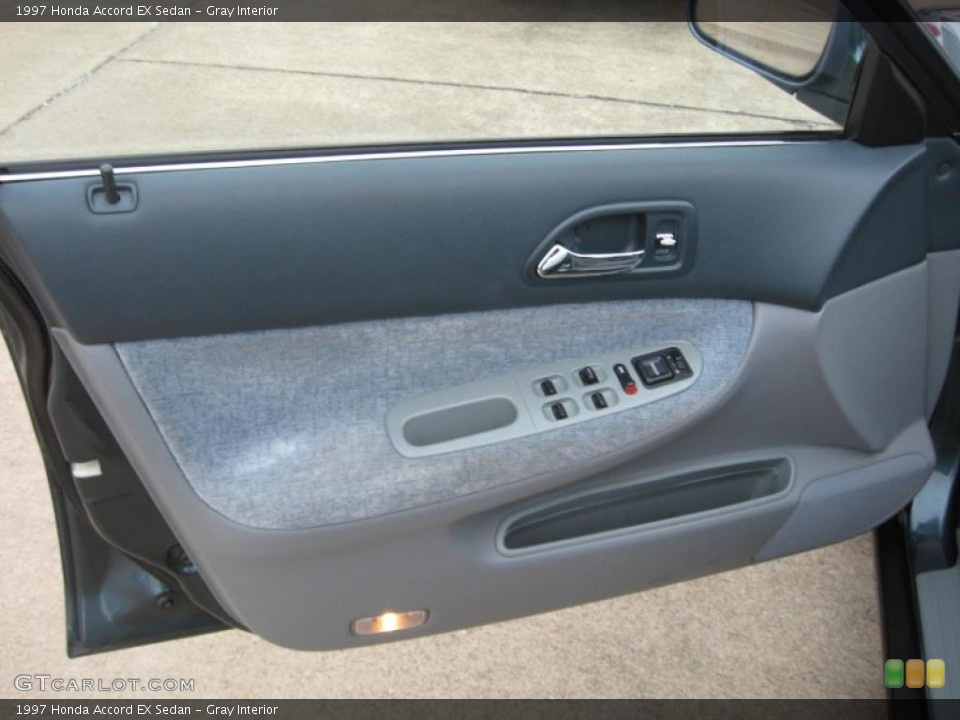 Gray Interior Door Panel for the 1997 Honda Accord EX Sedan #41744547