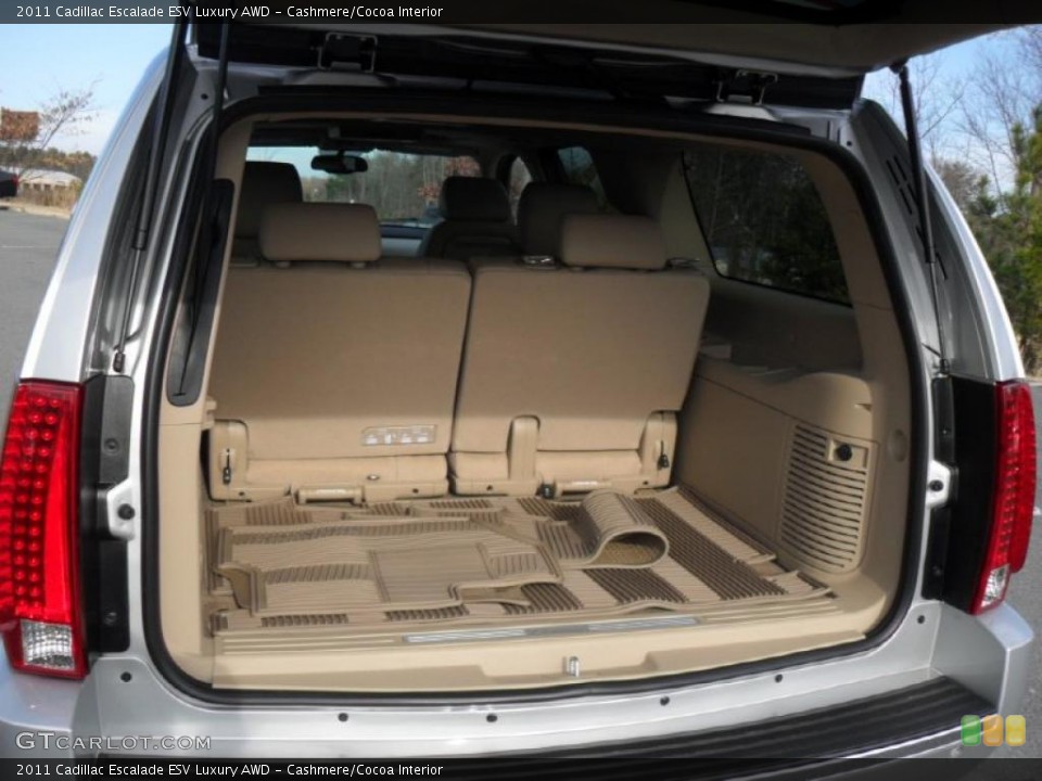 Cashmere/Cocoa Interior Trunk for the 2011 Cadillac Escalade ESV Luxury AWD #41745759