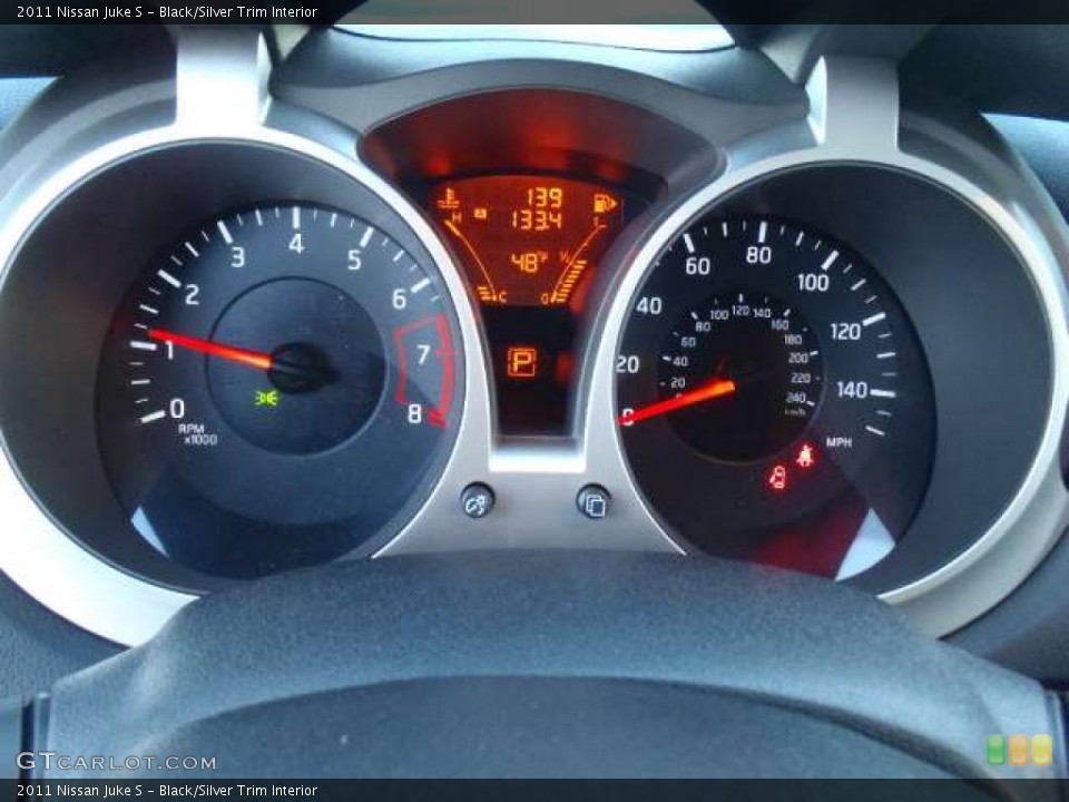 Black/Silver Trim Interior Gauges for the 2011 Nissan Juke S #41746203