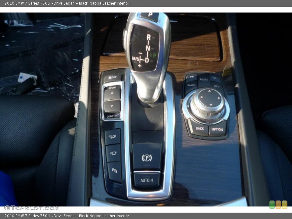 Black Nappa Leather Interior Transmission for the 2010 BMW 7 Series 750Li xDrive Sedan #41746987