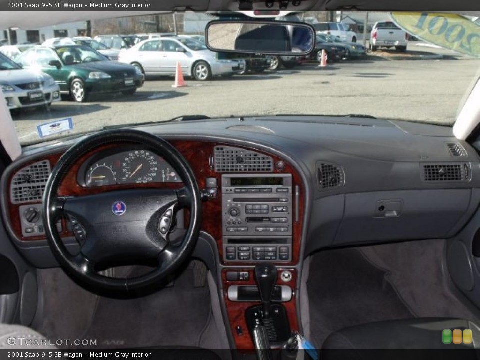 Medium Gray Interior Dashboard for the 2001 Saab 9-5 SE Wagon #41747503