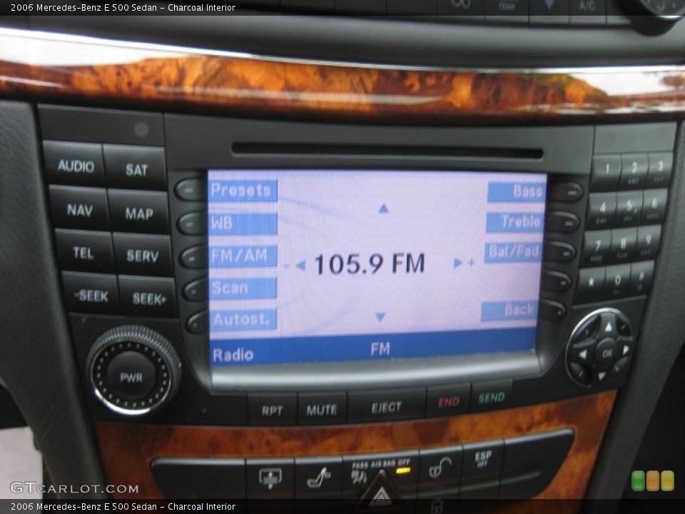 Charcoal Interior Controls for the 2006 Mercedes-Benz E 500 Sedan #41752756