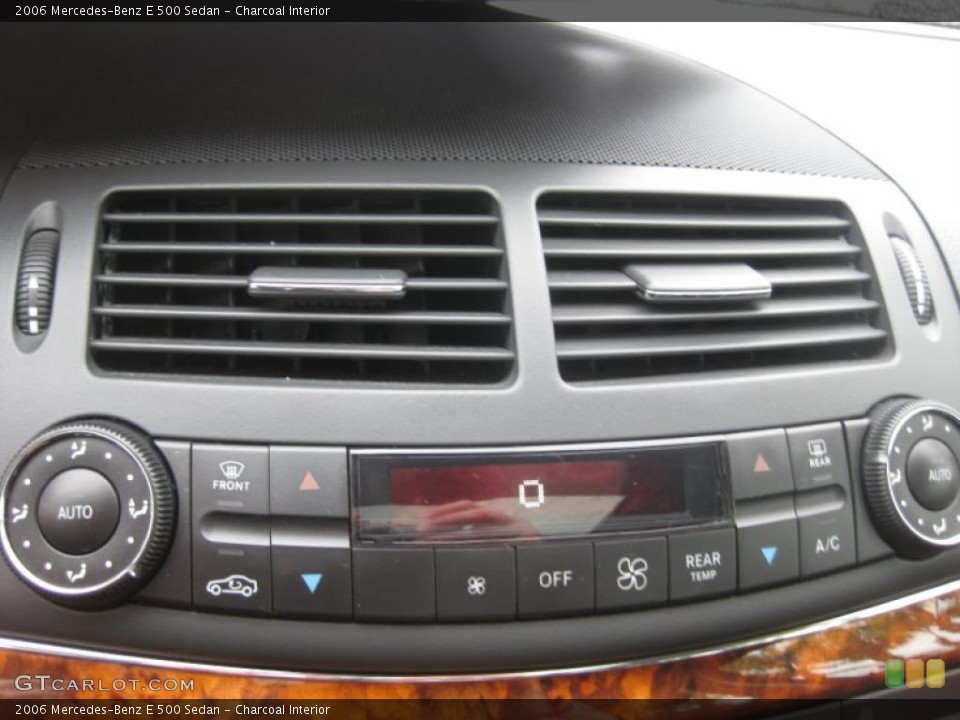 Charcoal Interior Controls for the 2006 Mercedes-Benz E 500 Sedan #41752772