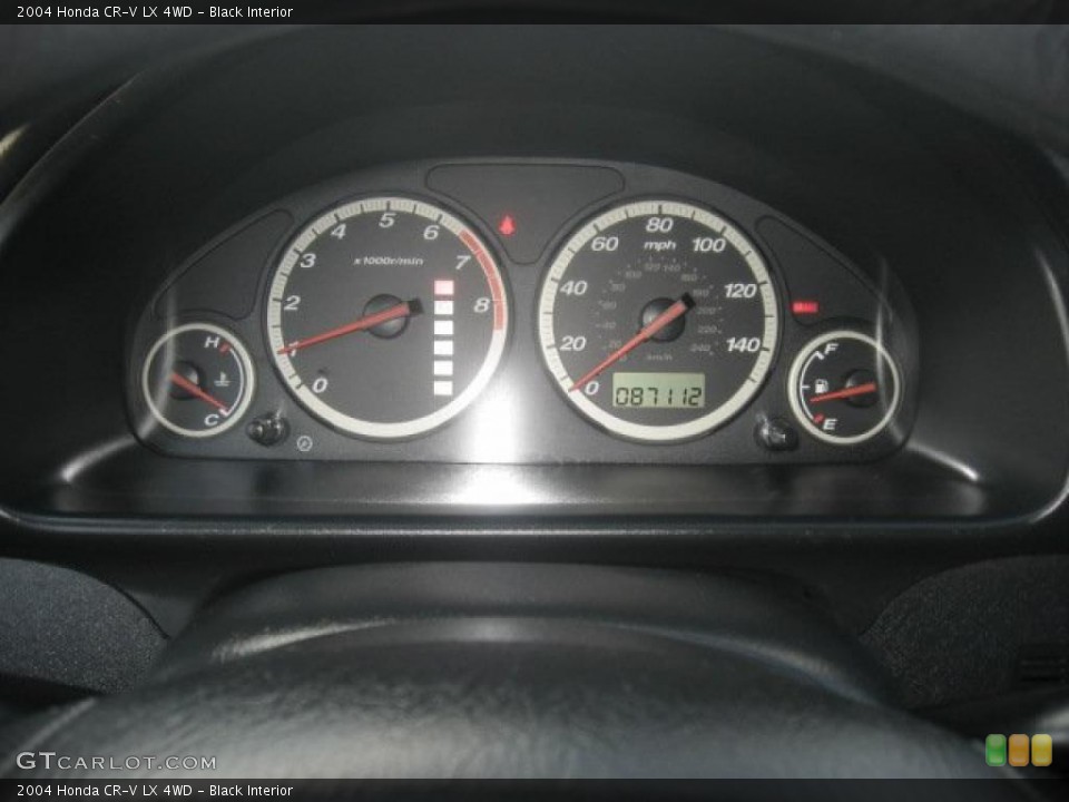Black Interior Gauges for the 2004 Honda CR-V LX 4WD #41756420