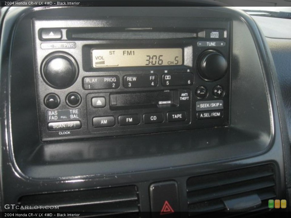 Black Interior Controls for the 2004 Honda CR-V LX 4WD #41756436