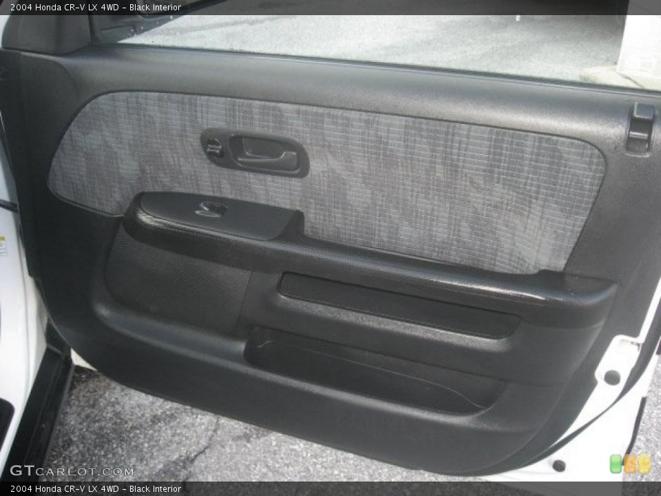 Black Interior Door Panel for the 2004 Honda CR-V LX 4WD #41756566