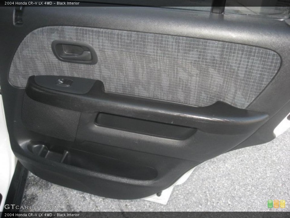 Black Interior Door Panel for the 2004 Honda CR-V LX 4WD #41756580
