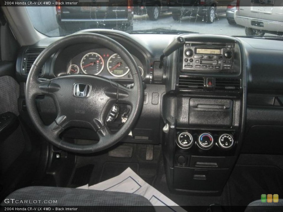 Black Interior Dashboard for the 2004 Honda CR-V LX 4WD #41756628