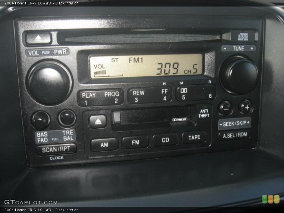 Black Interior Controls for the 2004 Honda CR-V LX 4WD #41756680