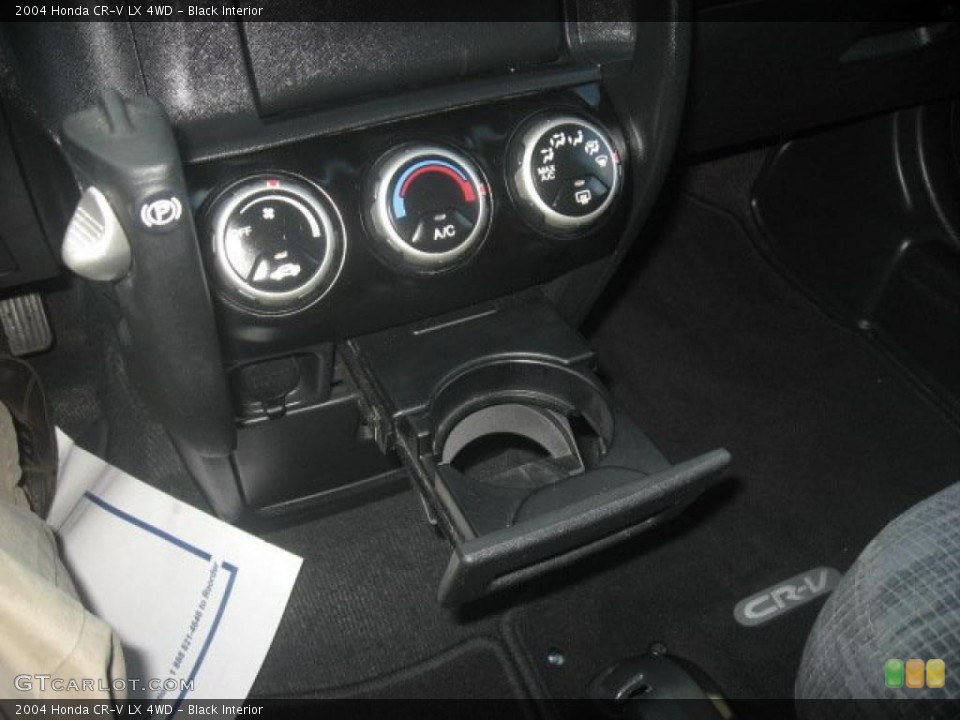 Black Interior Controls for the 2004 Honda CR-V LX 4WD #41756696