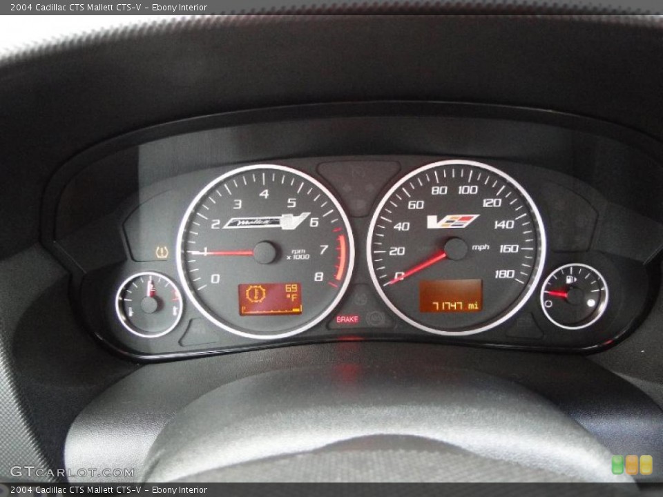 Ebony Interior Gauges for the 2004 Cadillac CTS Mallett CTS-V #41758124