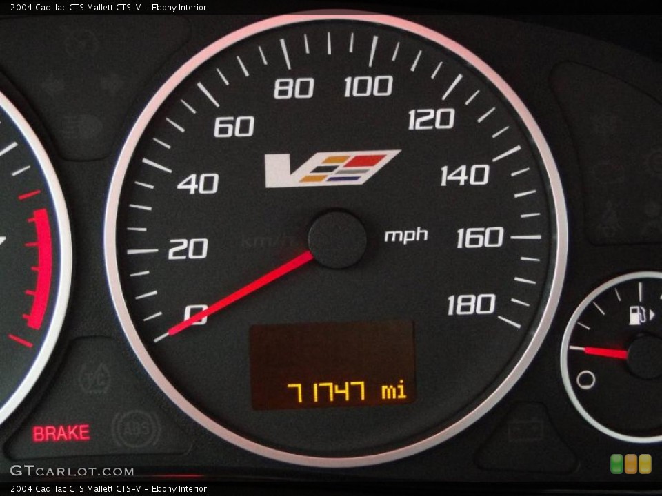 Ebony Interior Gauges for the 2004 Cadillac CTS Mallett CTS-V #41758136