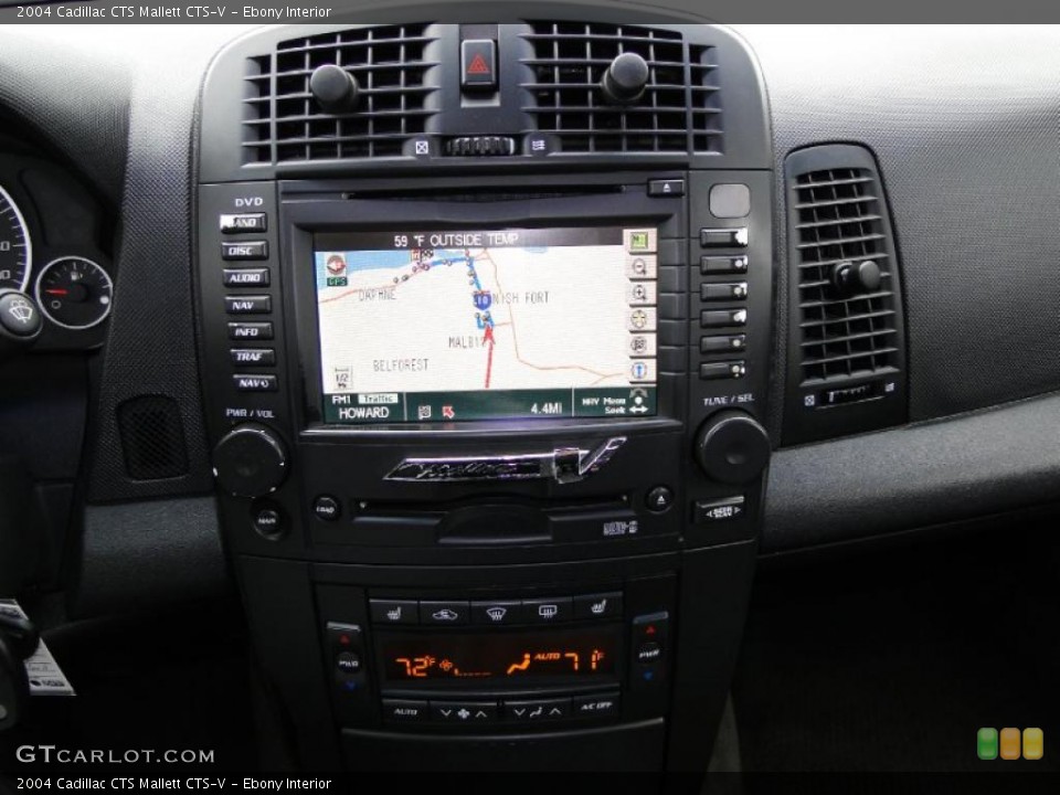 Ebony Interior Navigation for the 2004 Cadillac CTS Mallett CTS-V #41758172
