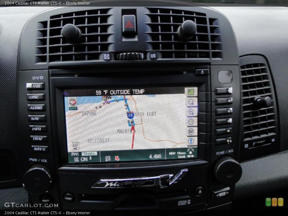 Ebony Interior Navigation for the 2004 Cadillac CTS Mallett CTS-V #41758188