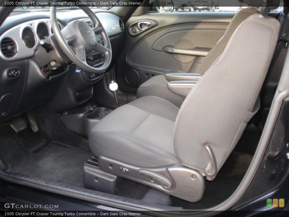 Dark Slate Gray Interior Photo for the 2005 Chrysler PT Cruiser Touring Turbo Convertible #41759261
