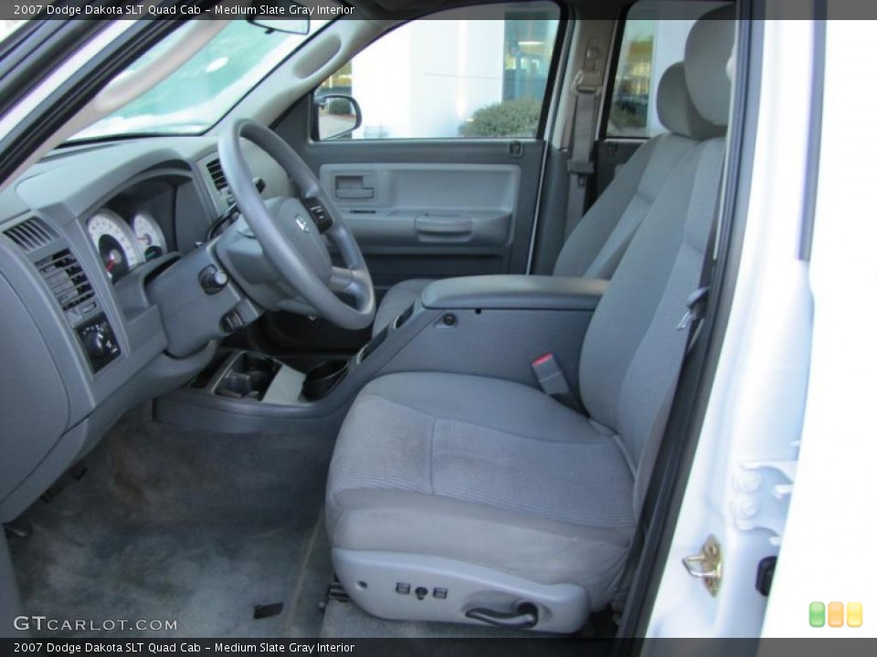 Medium Slate Gray Interior Photo for the 2007 Dodge Dakota SLT Quad Cab #41761869