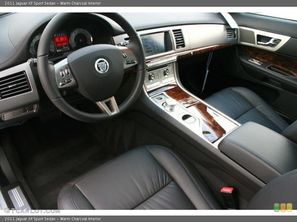 Warm Charcoal Interior Prime Interior for the 2011 Jaguar XF Sport Sedan #41763049