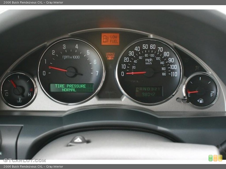Gray Interior Gauges for the 2006 Buick Rendezvous CXL #41764773