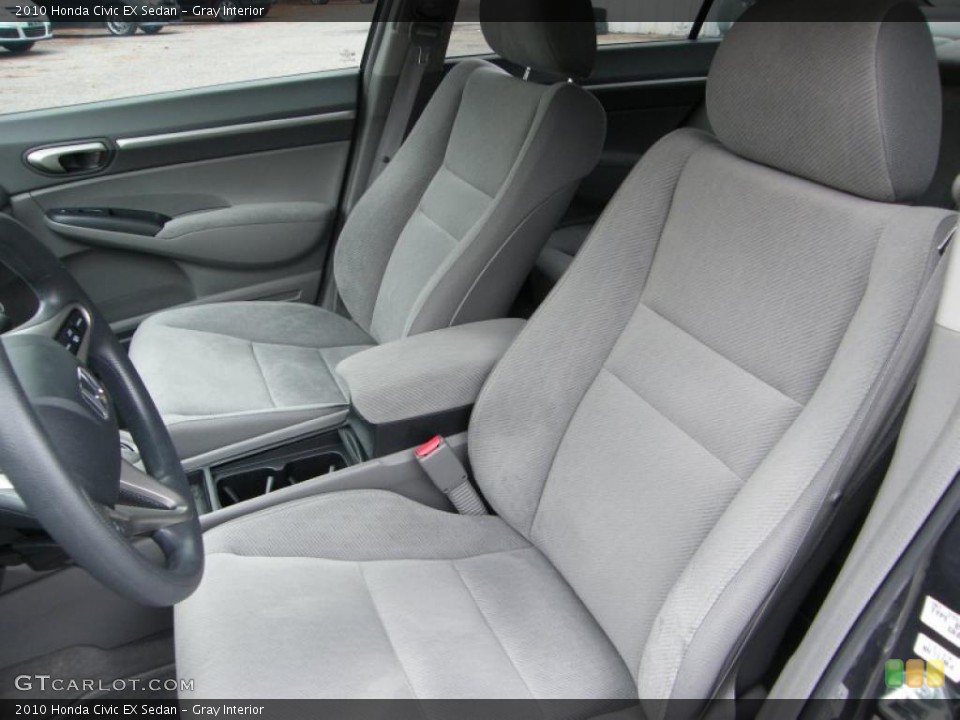 Gray Interior Photo for the 2010 Honda Civic EX Sedan #41767445