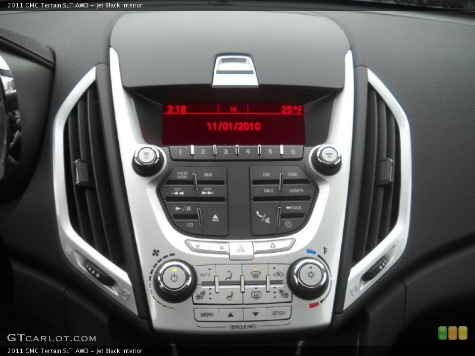 Jet Black Interior Controls for the 2011 GMC Terrain SLT AWD #41768269