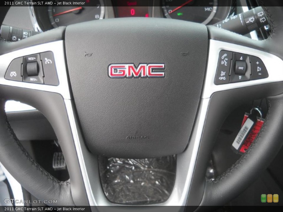 Jet Black Interior Steering Wheel for the 2011 GMC Terrain SLT AWD #41768297