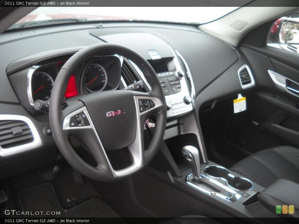 Jet Black Interior Photo for the 2011 GMC Terrain SLE AWD #41769073